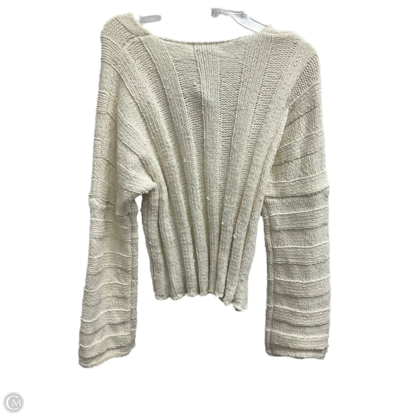 Top Long Sleeve By Z Supply In White, Size: L