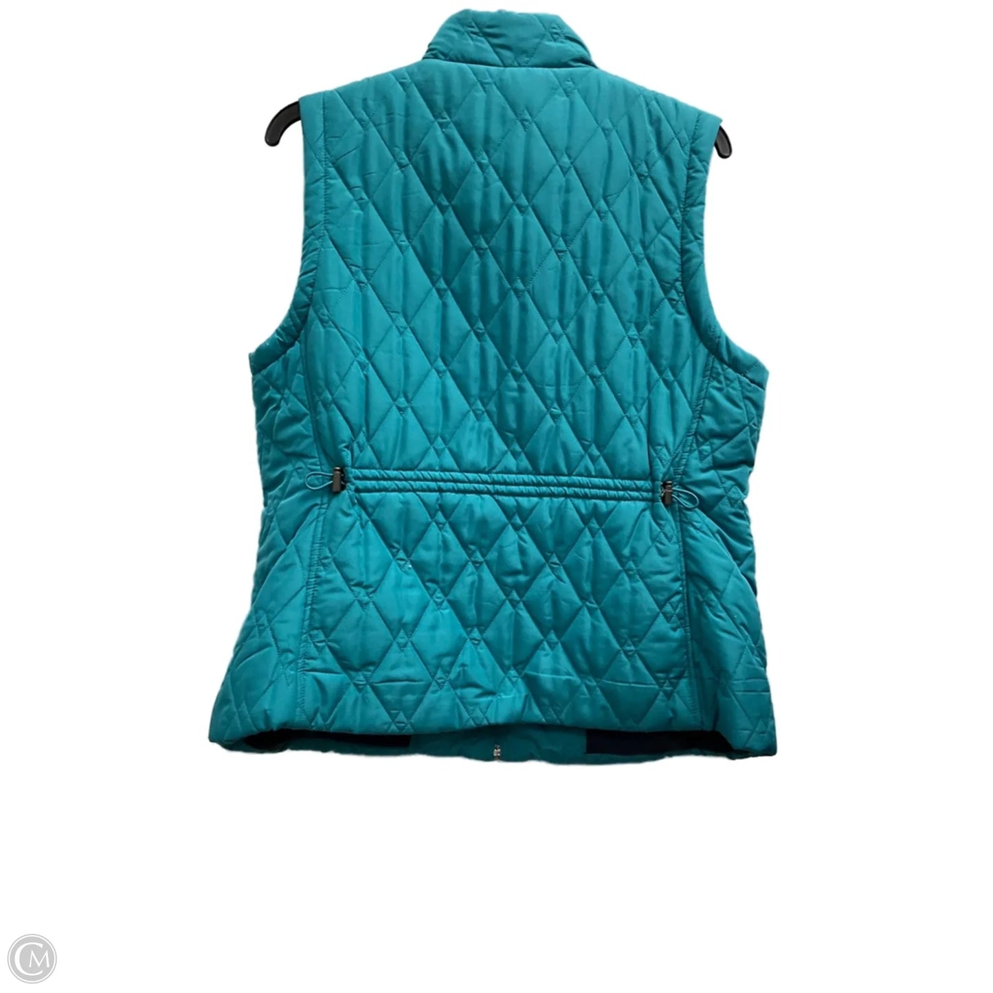 Vest Puffer & Quilted By Croft And Barrow In Teal, Size: L