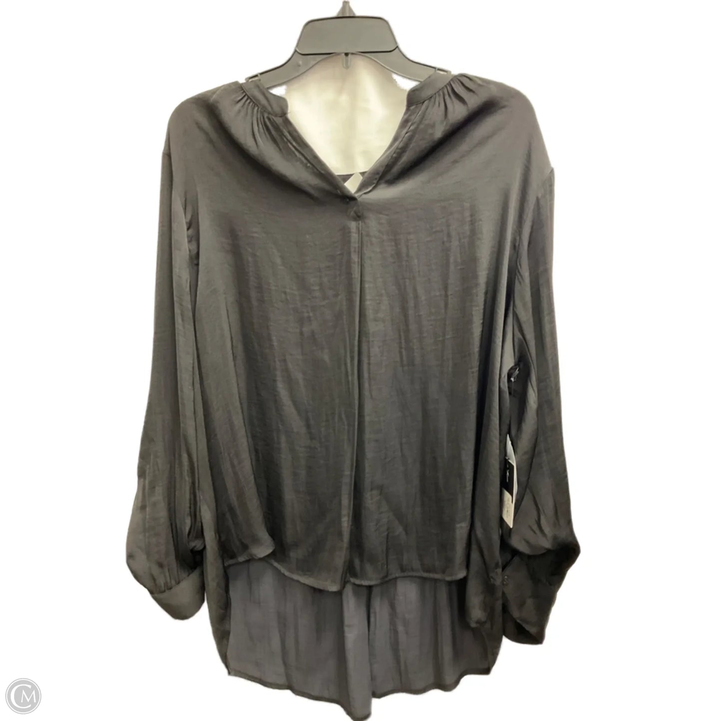 Top Long Sleeve By Simply Vera In Black, Size: Xxl