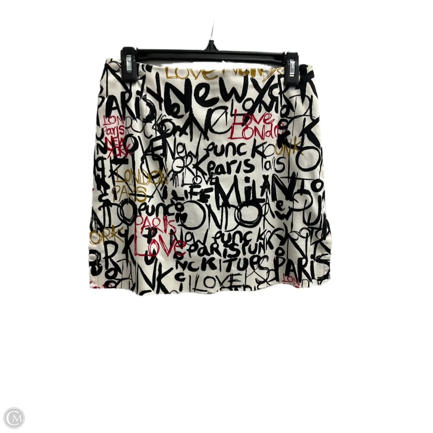 Skort By Forwear In Cream & Red, Size: 4