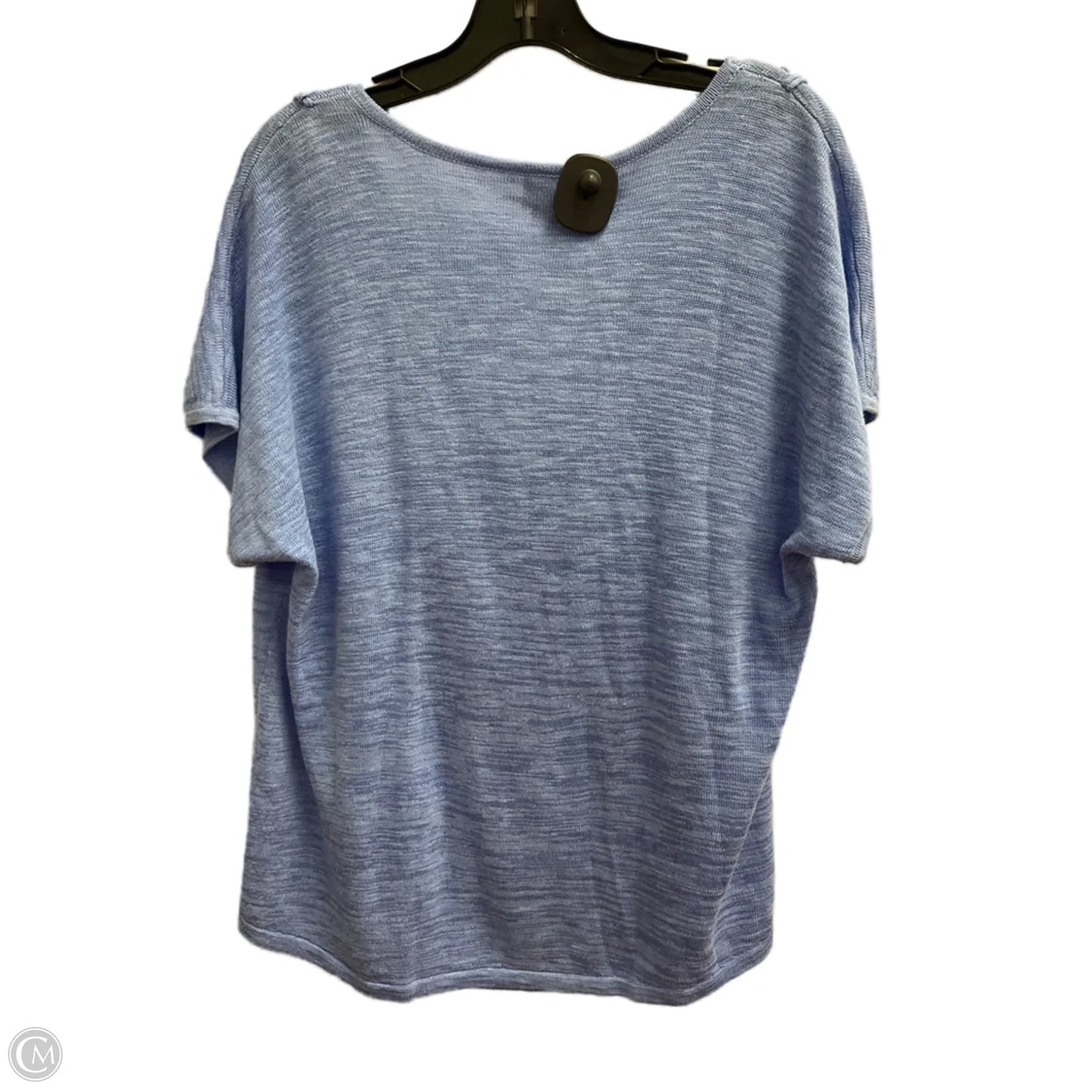 Top Short Sleeve By Chicos In Blue, Size: Xl