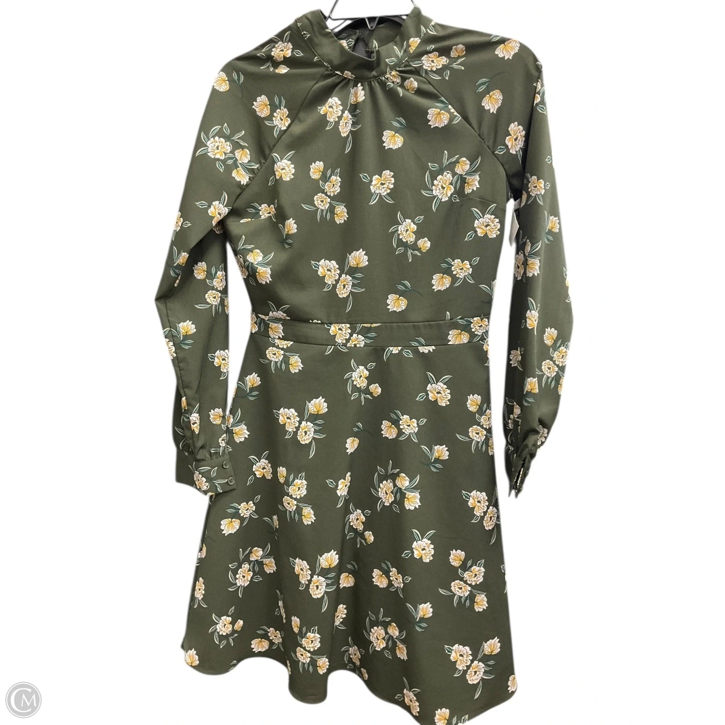 Dress Casual Short By Banana Republic In Green, Size: Xs