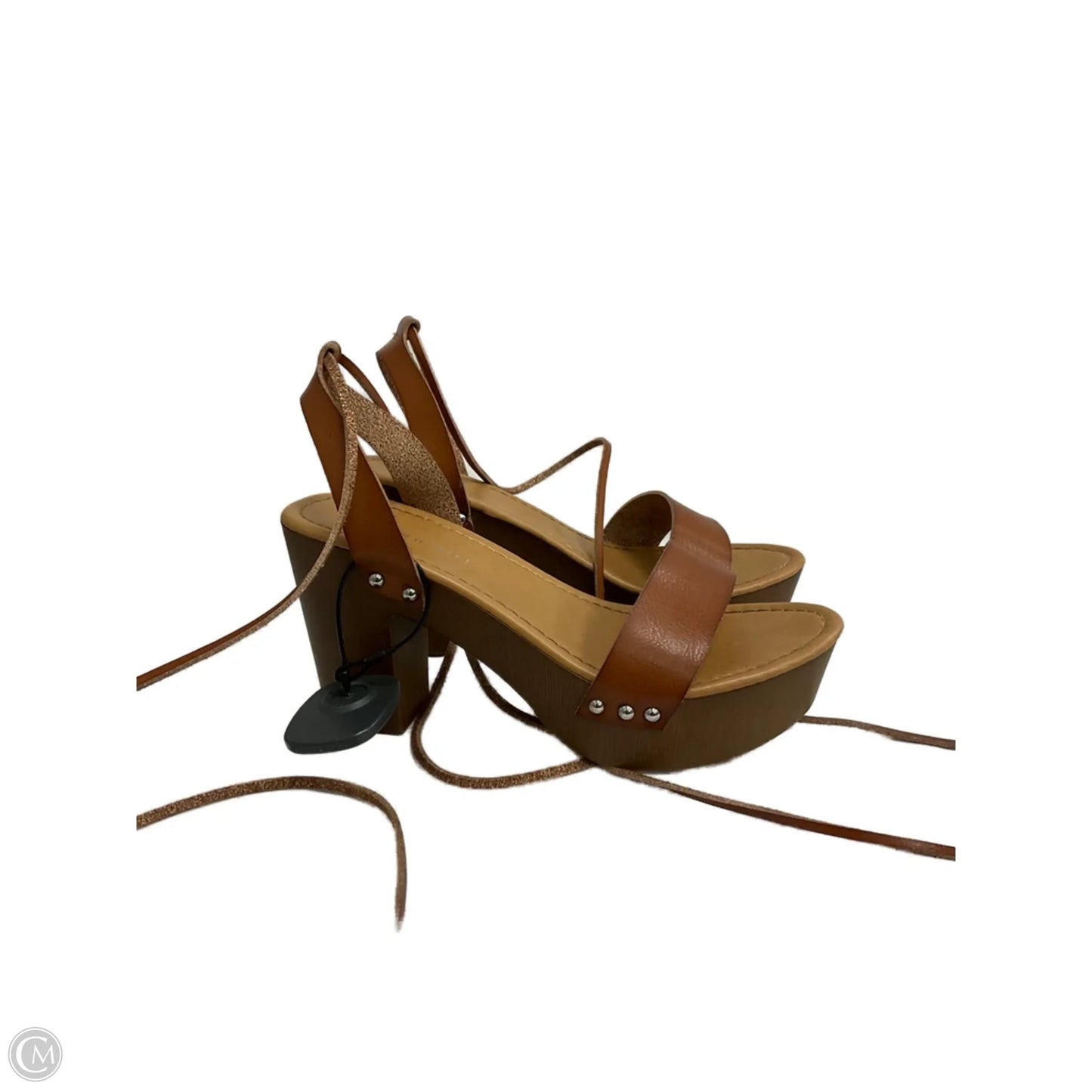 Shoes Heels Block By Madden Girl In Brown, Size: 9