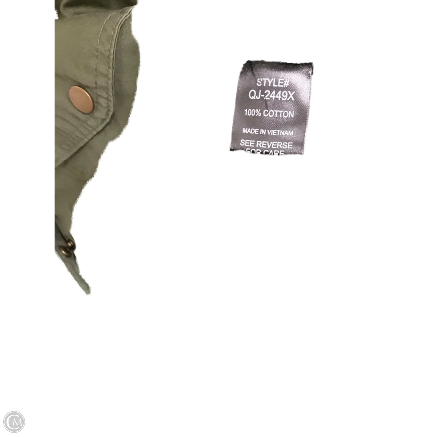 Jacket Shirt By Zenana Outfitters In Green, Size: 2x