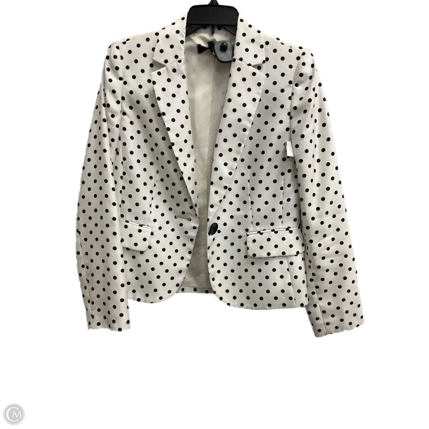 Blazer By Kasper In Polkadot Pattern, Size: 6