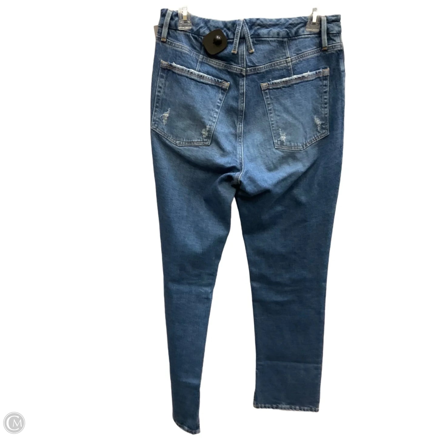 Jeans Straight By Good American In Blue, Size: 8