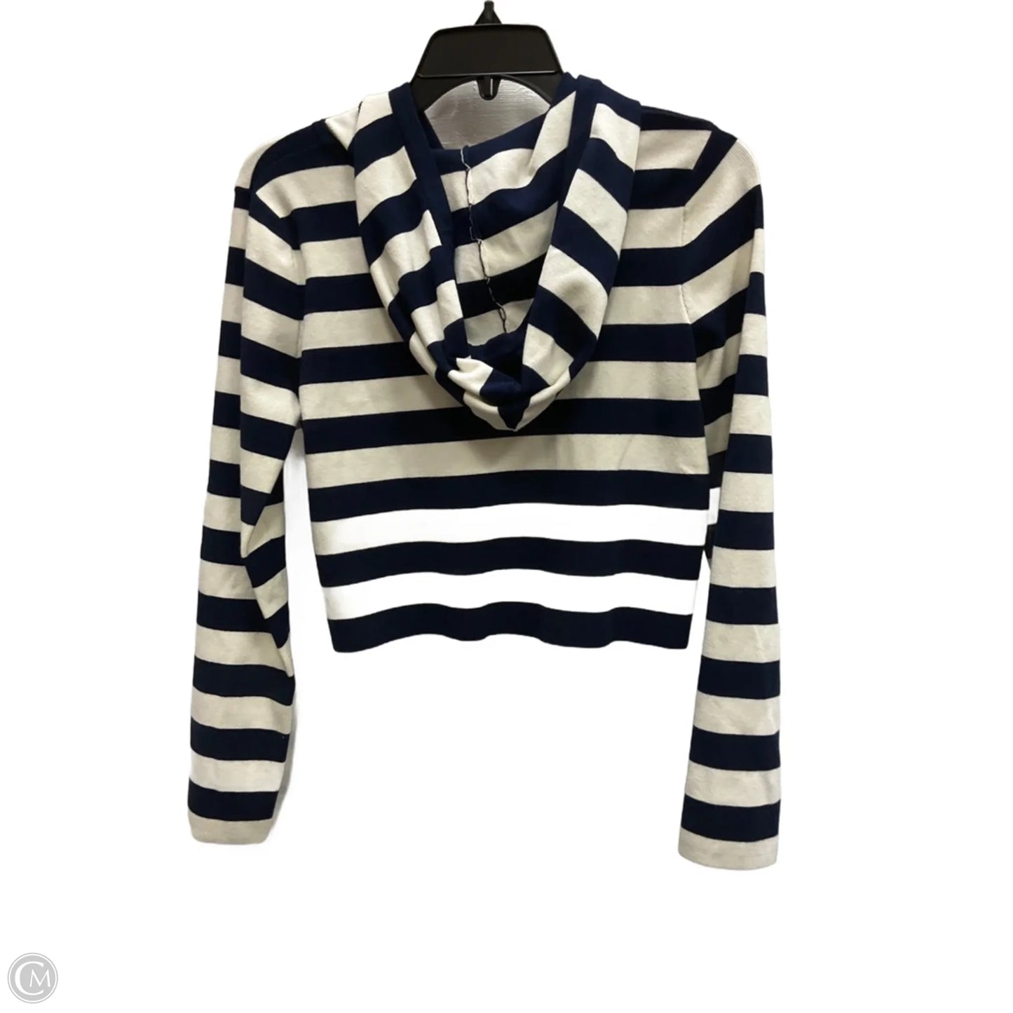 Top Long Sleeve Designer By Milly In Striped Pattern, Size: S