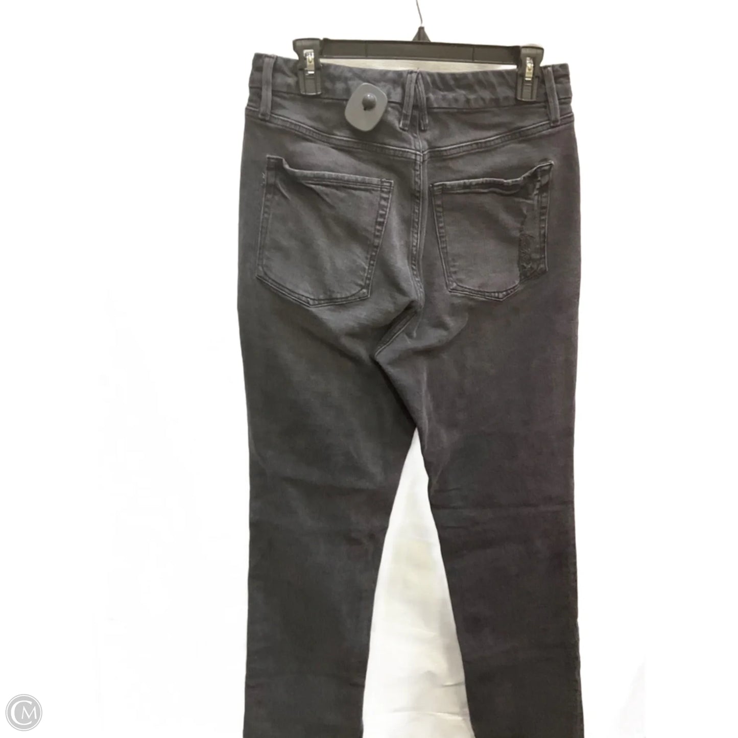 Jeans Straight By Good American In Black, Size: 12