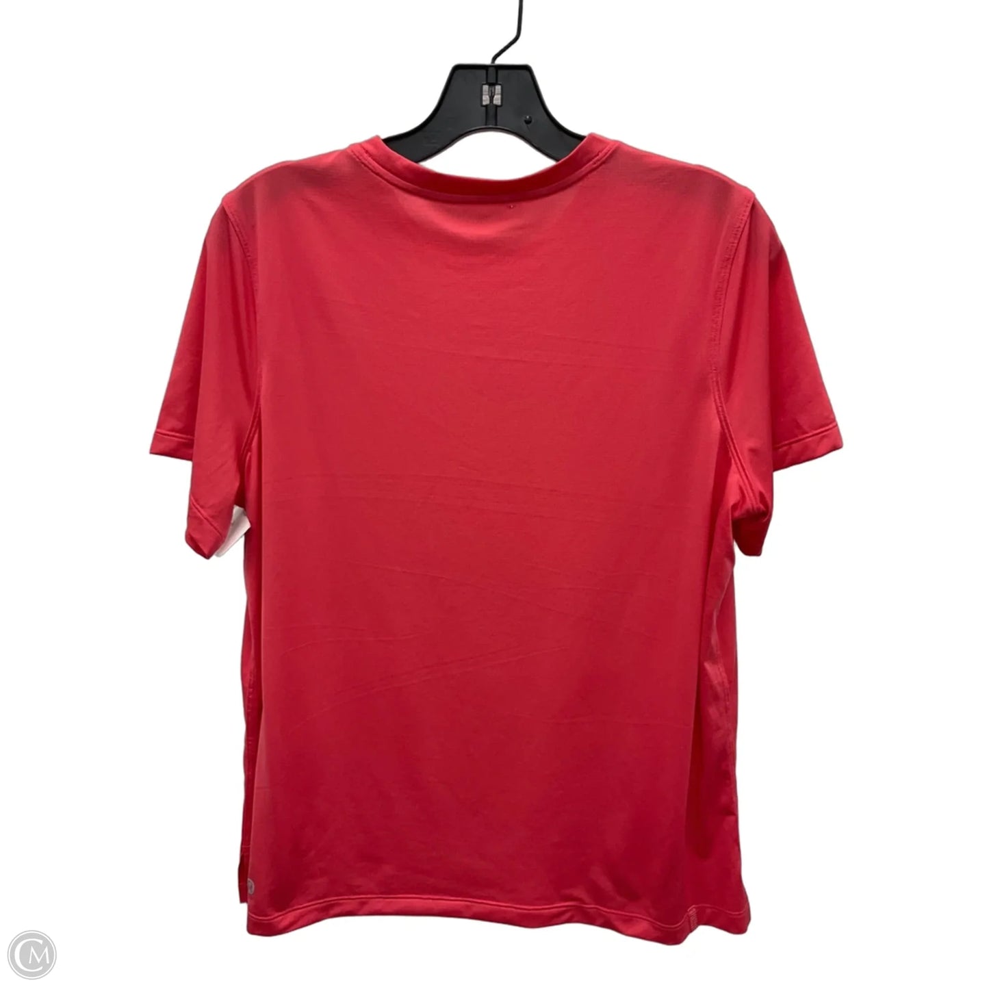 Athletic Top Short Sleeve By Lululemon In Pink, Size: L