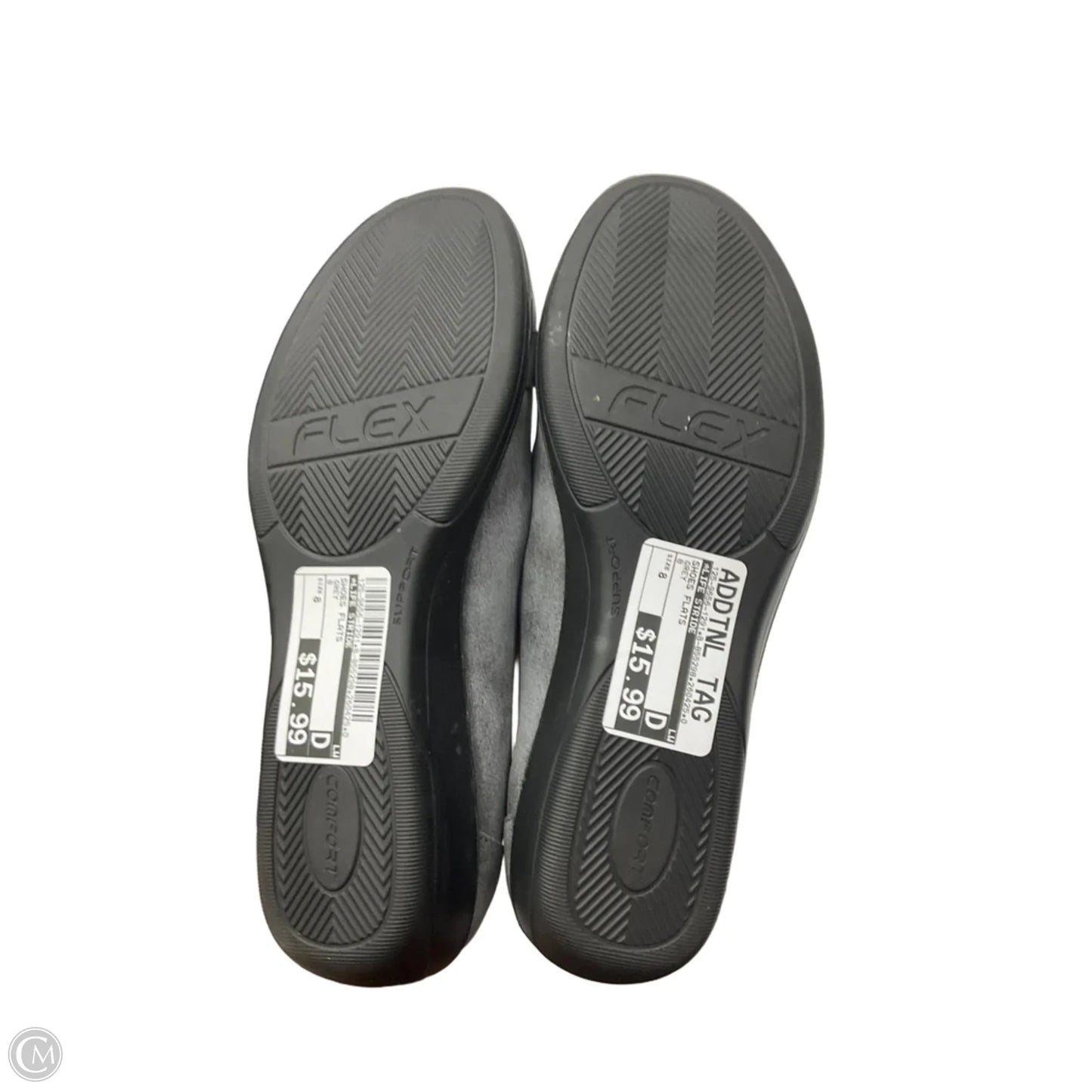 Shoes Flats By Life Stride In Grey, Size: 8