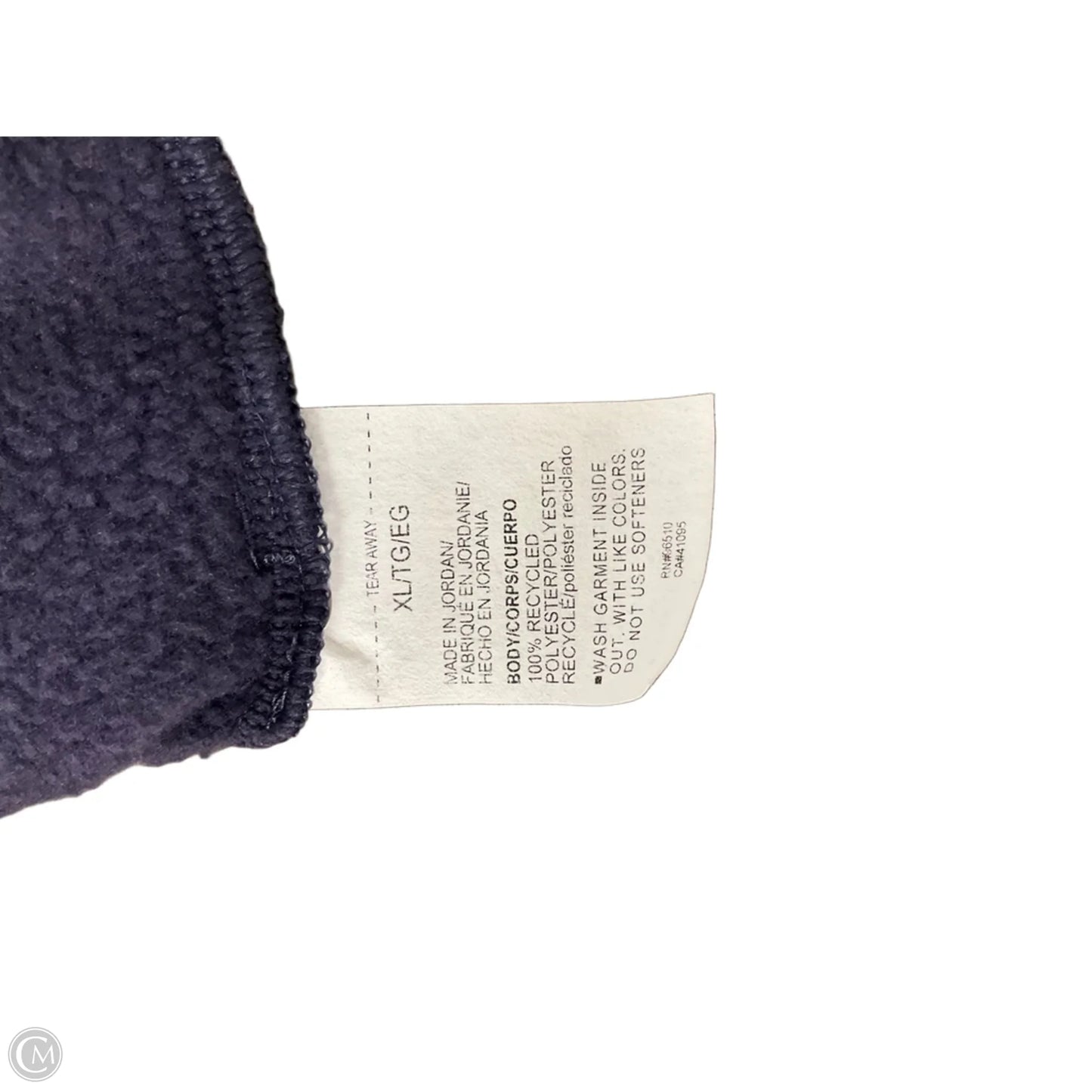 Athletic Top Long Sleeve Hoodie By Under Armour In Blue, Size: Xl