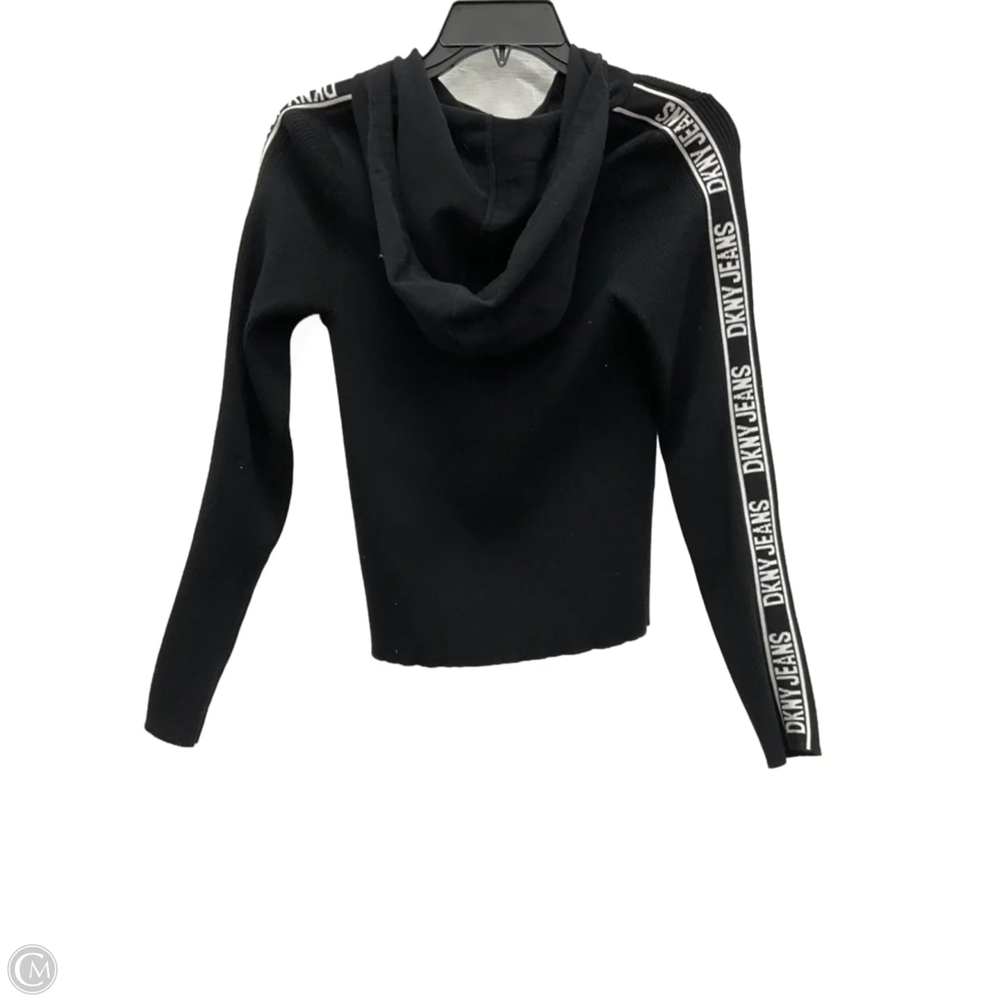 Athletic Jacket By Dkny In Black, Size: M