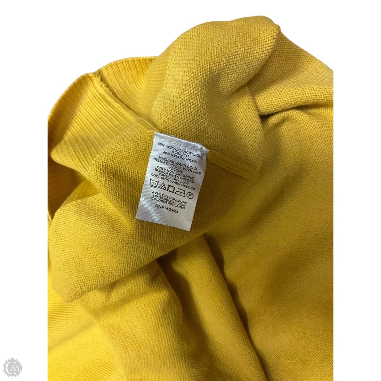 Top Long Sleeve By Loft In Yellow, Size: Xs