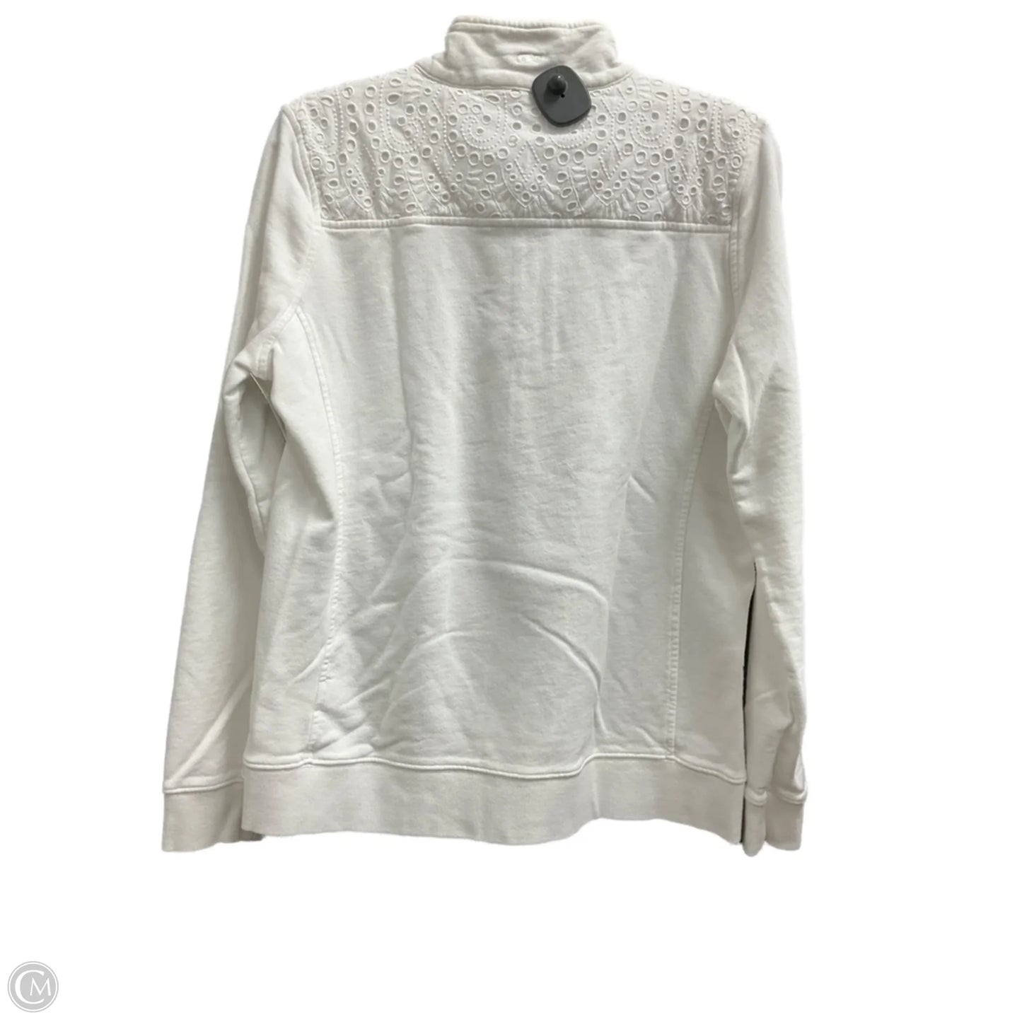 Sweatshirt Collar By Vineyard Vines In White, Size: 8p
