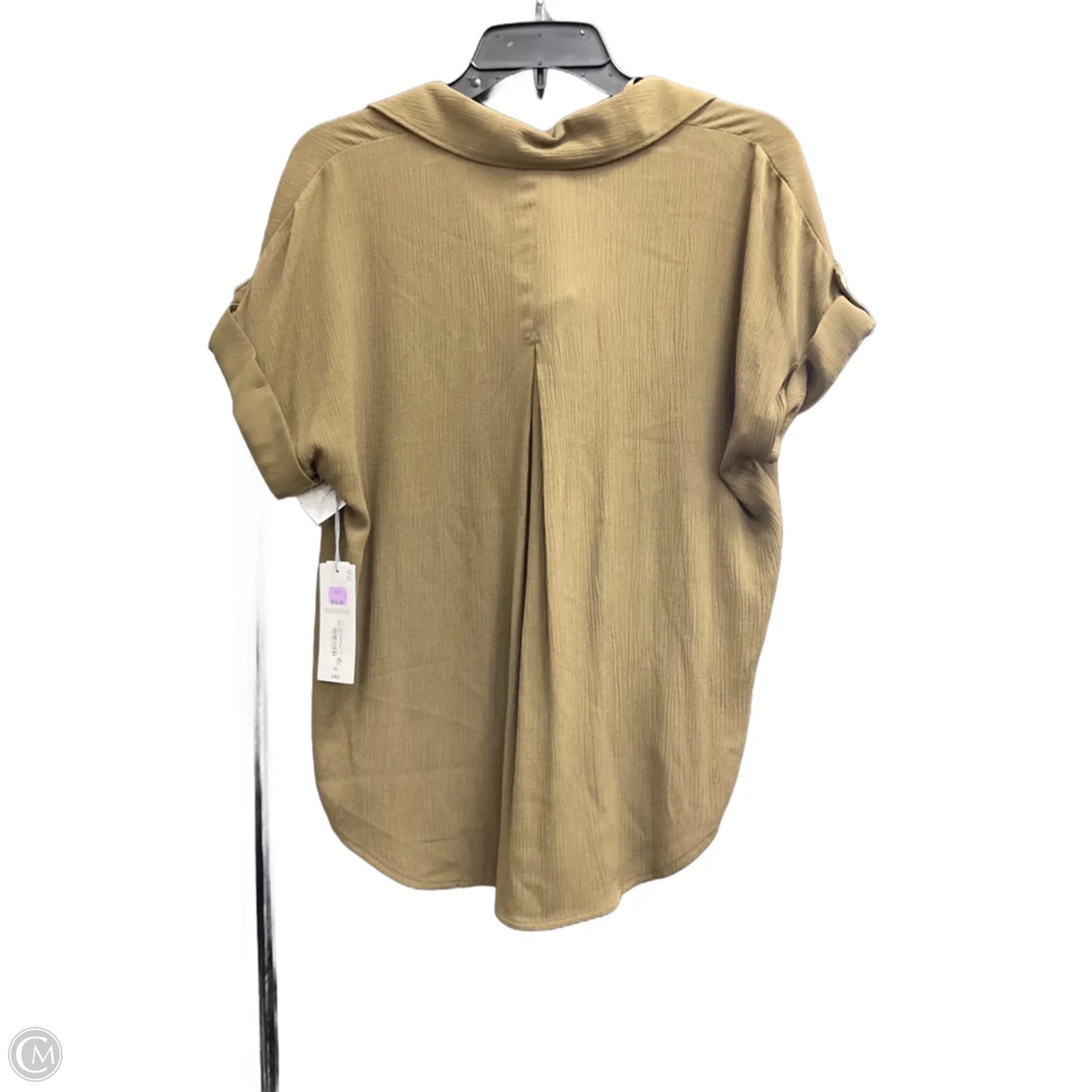 Blouse Long Sleeve By Liz Claiborne In Green, Size: Xs