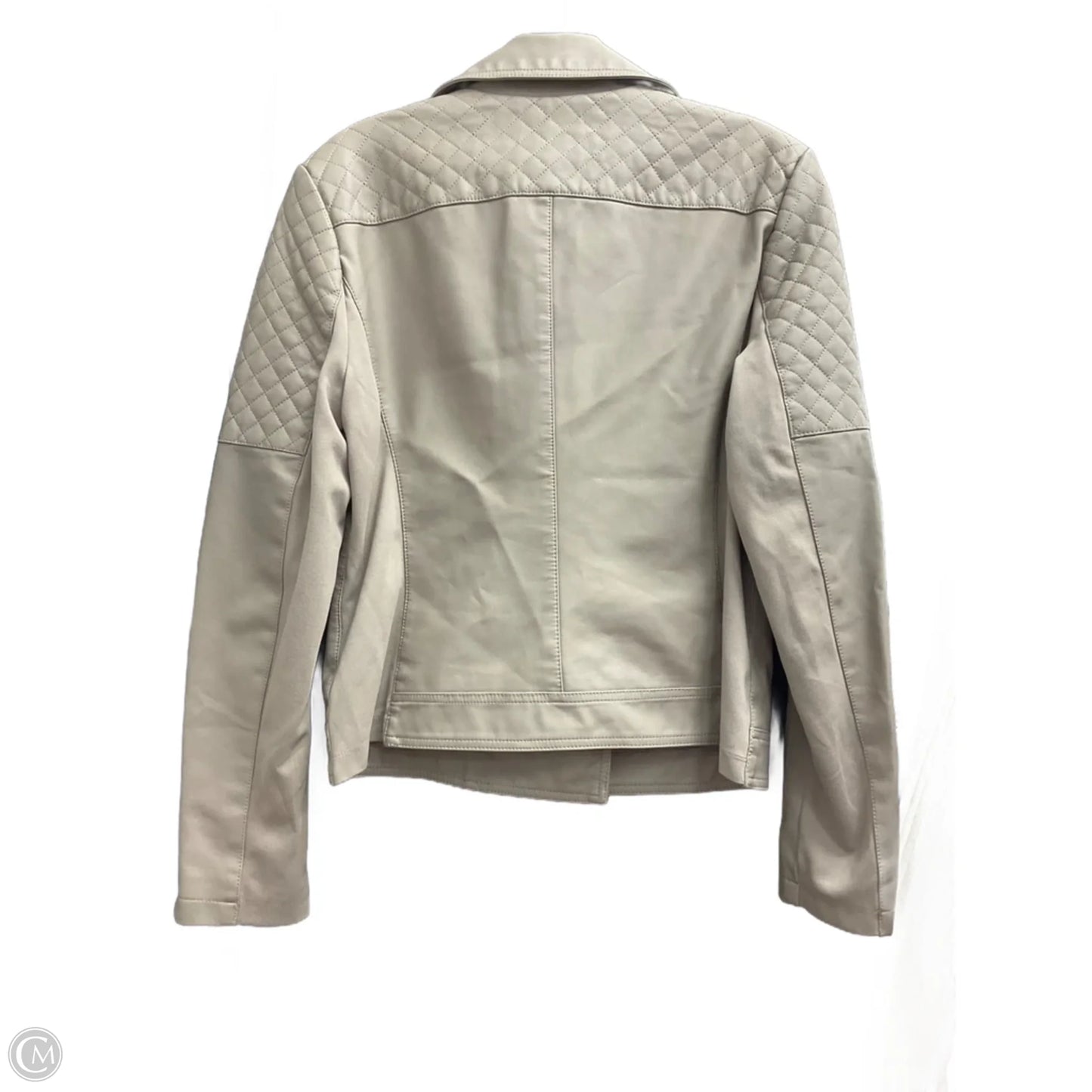 Jacket Moto By Express In Beige, Size: M