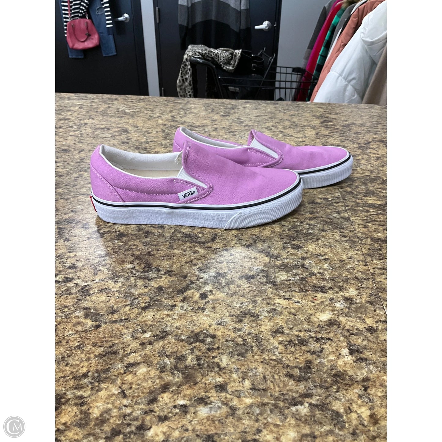 Shoes Sneakers By Vans In Pink, Size: 6.5