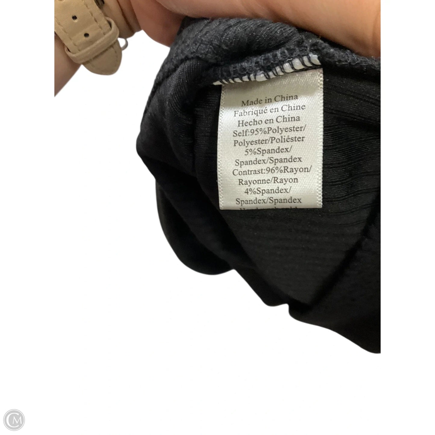 Top Long Sleeve By Porridge In Black, Size: Xl