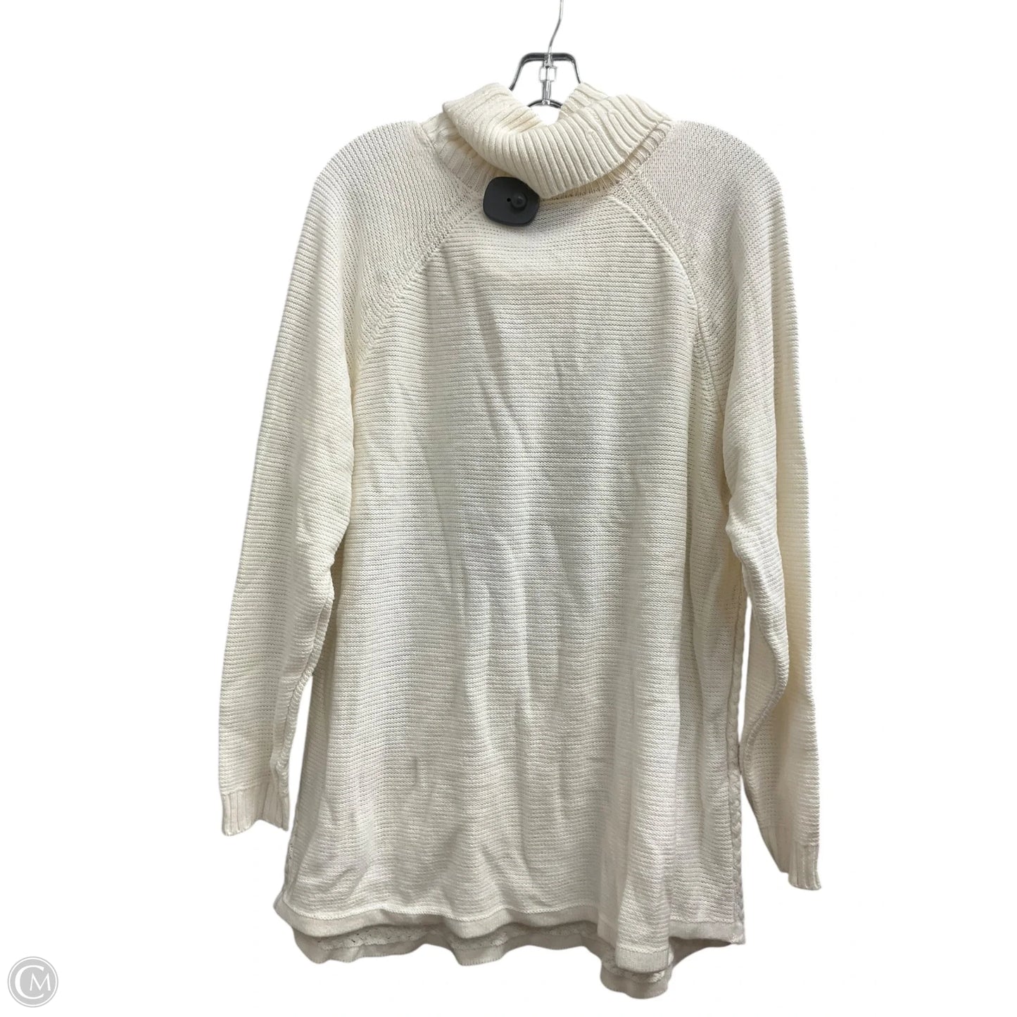 Sweater By Lane Bryant In White, Size: 18