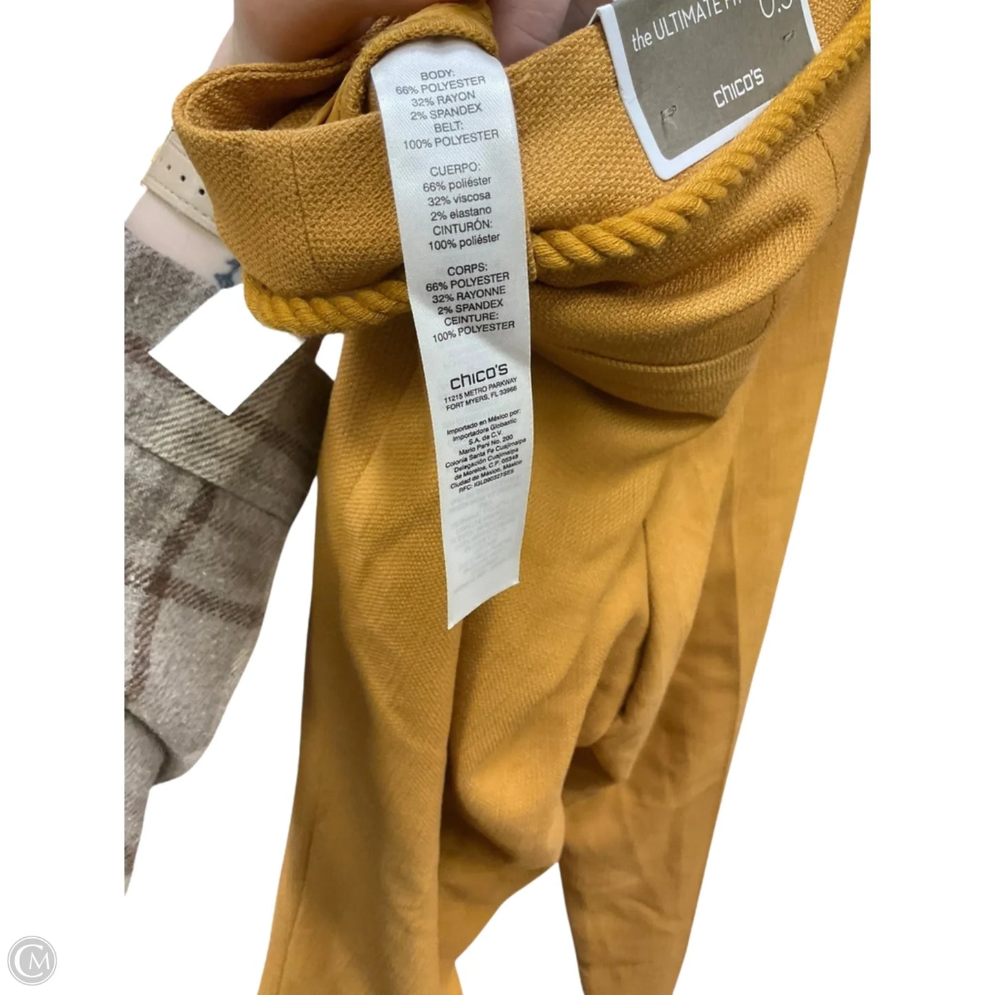 Pants Dress By Chicos In Yellow, Size: S