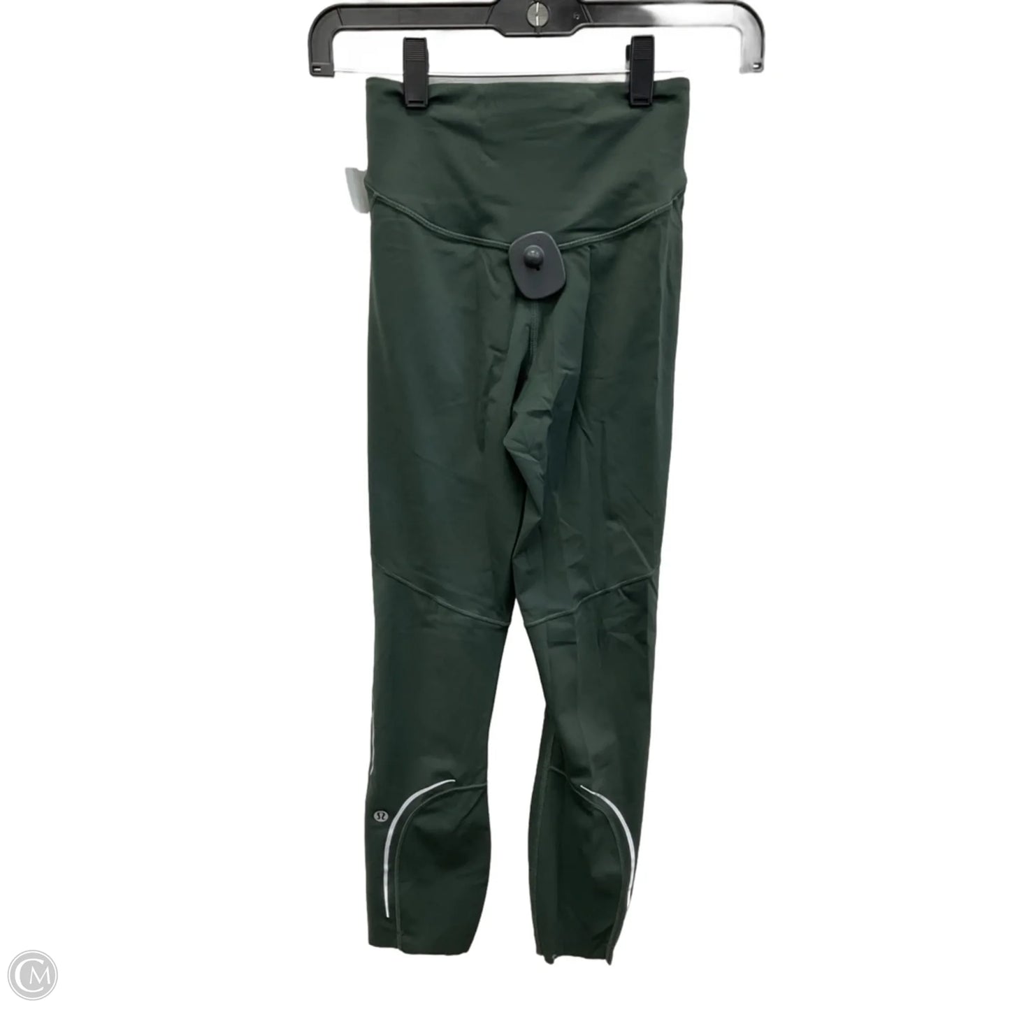 Athletic Leggings By Lululemon In Green, Size: Xs