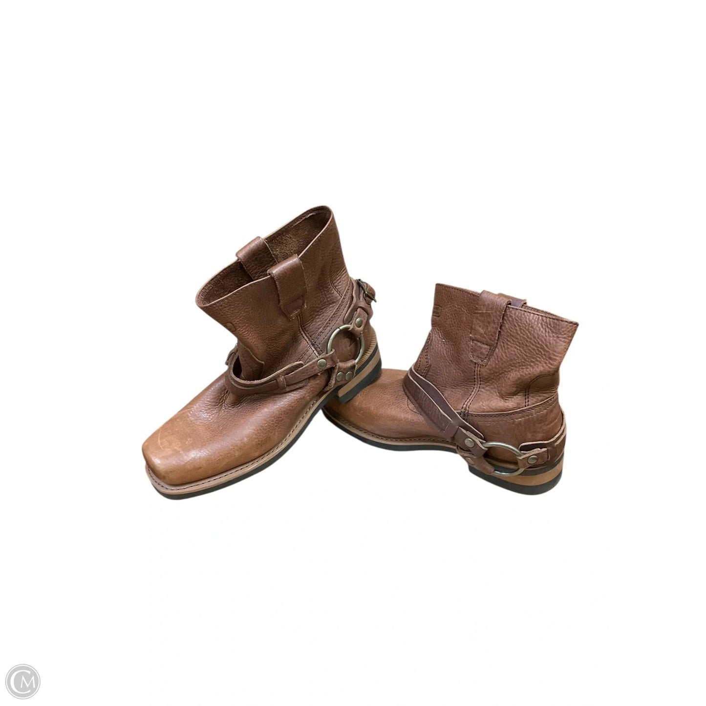 Boots Leather By Cmb In Brown, Size: 9