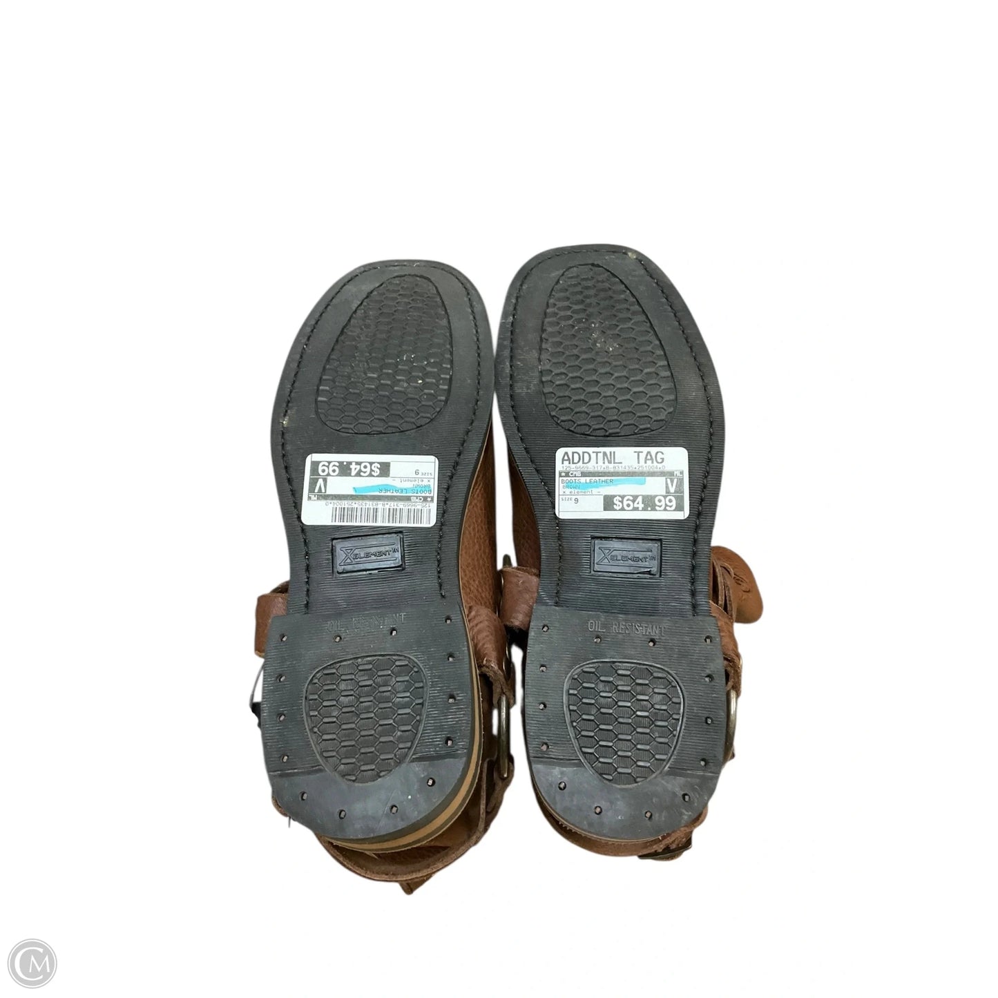 Boots Leather By Cmb In Brown, Size: 9