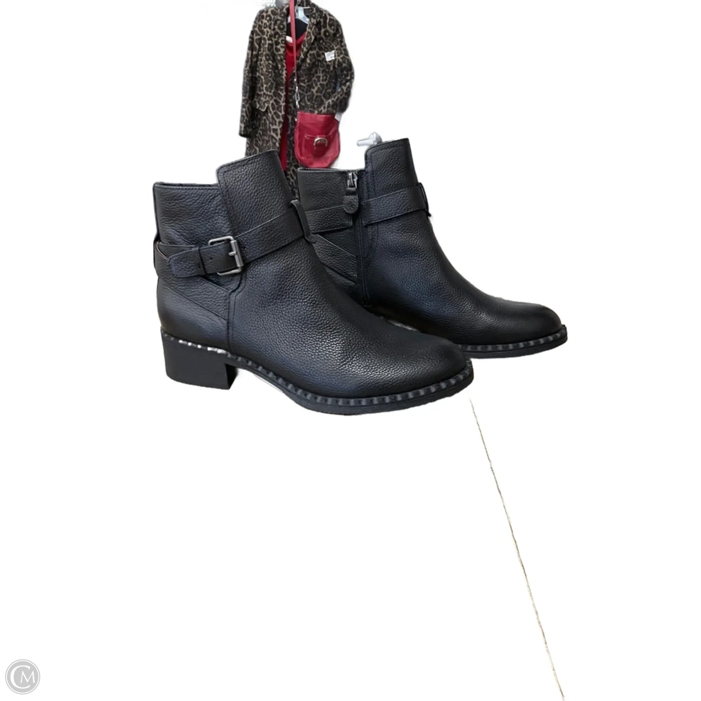 Boots Ankle Heels By Gentle Souls In Black, Size: 8.5