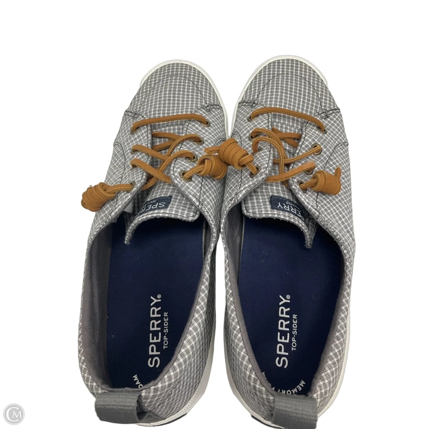 Shoes Flats By Sperry In Plaid Pattern, Size: 10