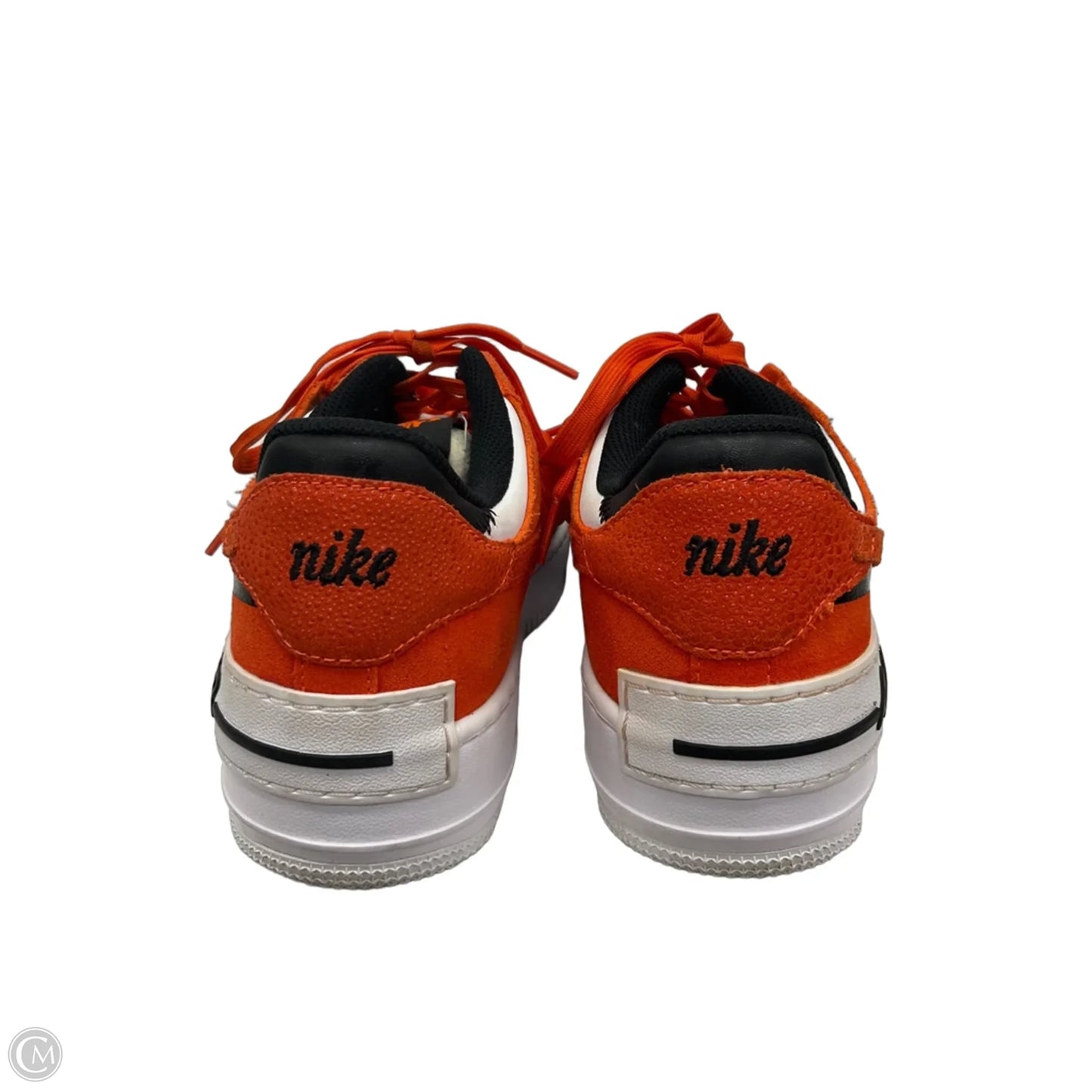 Shoes Sneakers By Nike In Orange, Size: 8.5