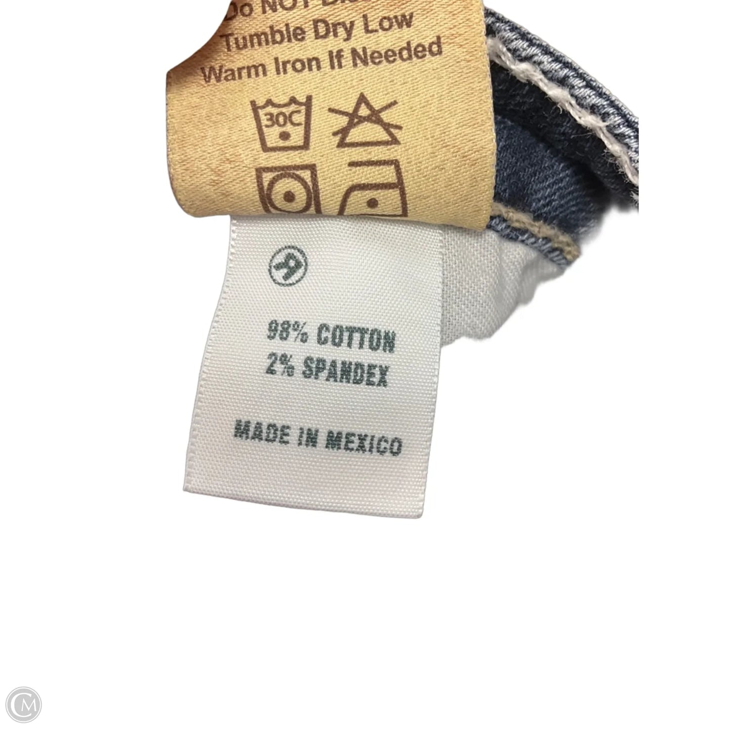 Jeans Straight By Big Star In Blue, Size: 8