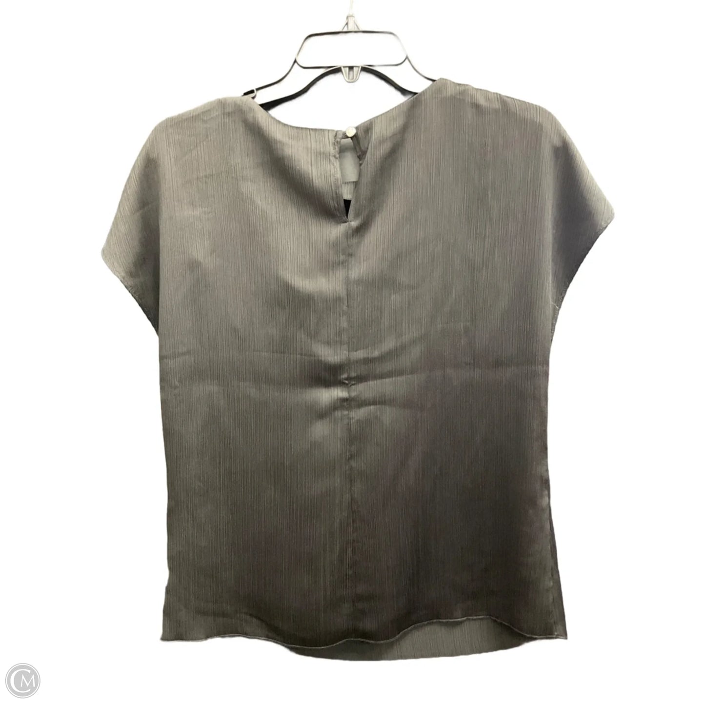 Top Short Sleeve By Calvin Klein In Black, Size: M