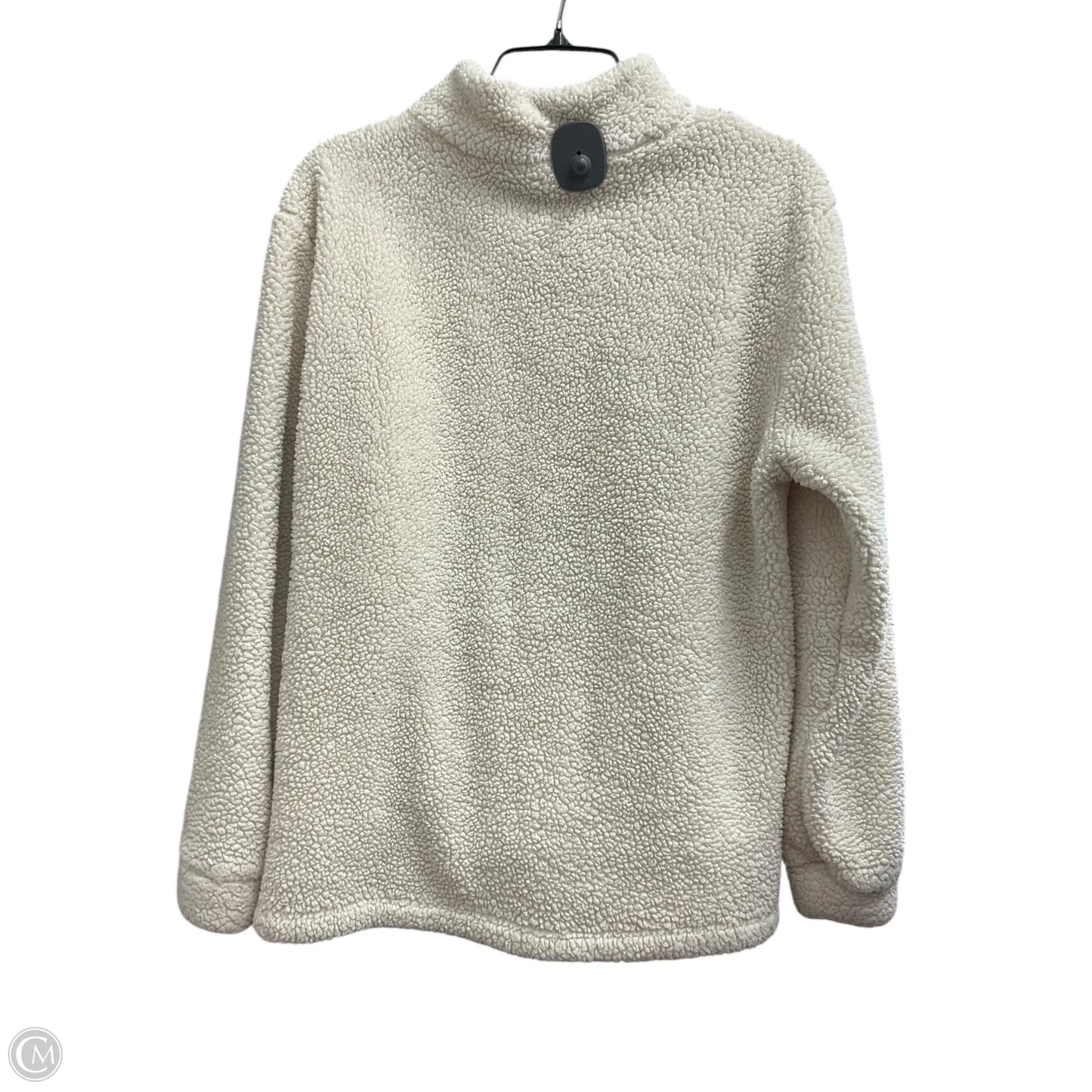 Sweatshirt Collar By Natural Instincts In White, Size: M