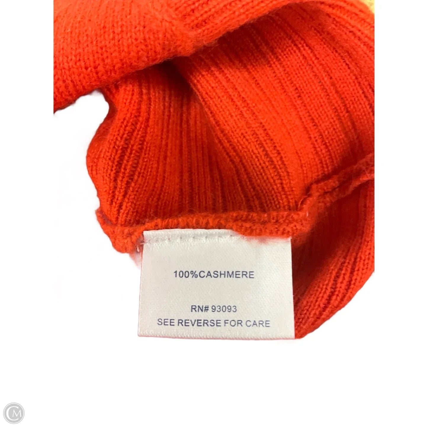 Top 3/4 Sleeve By Tyler Boe In Orange, Size: S