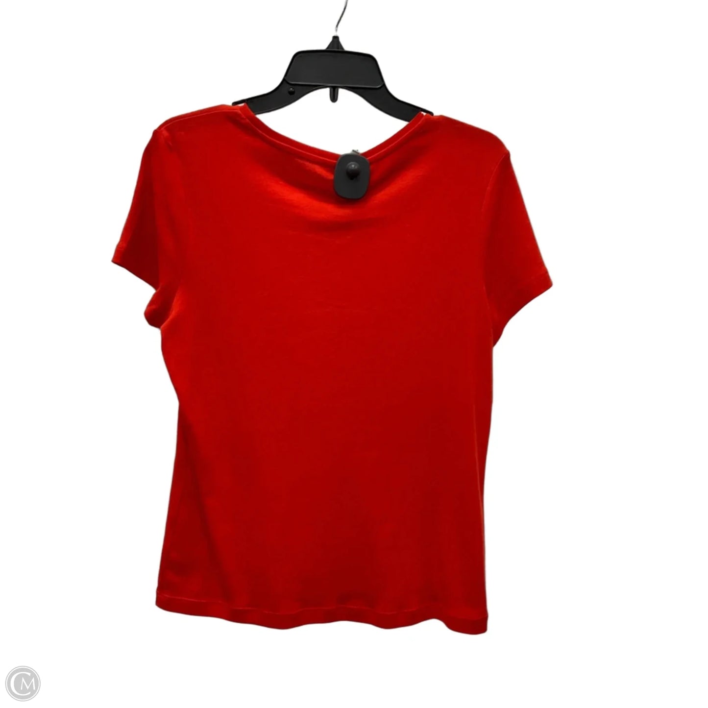 Top Short Sleeve By Talbots In Orange, Size: M