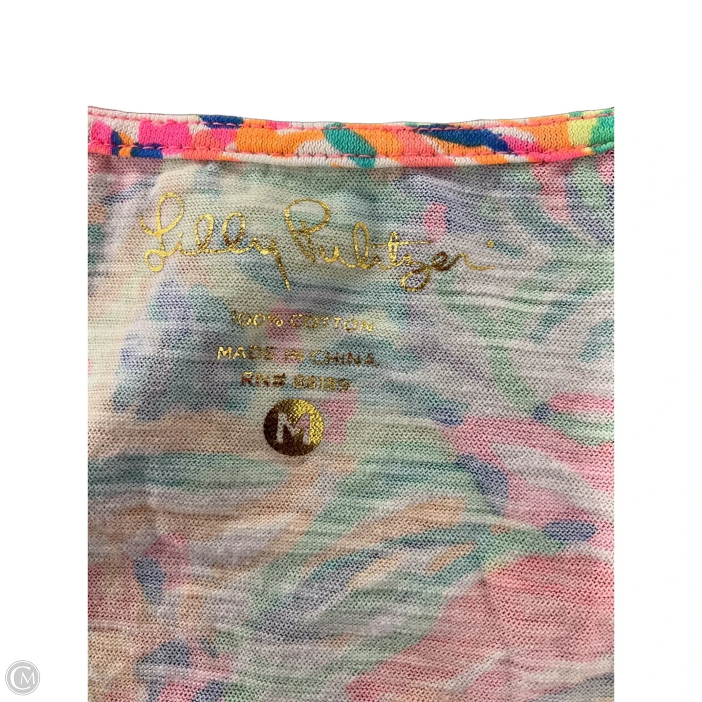 Tank Top Designer By Lilly Pulitzer In Orange, Size: M