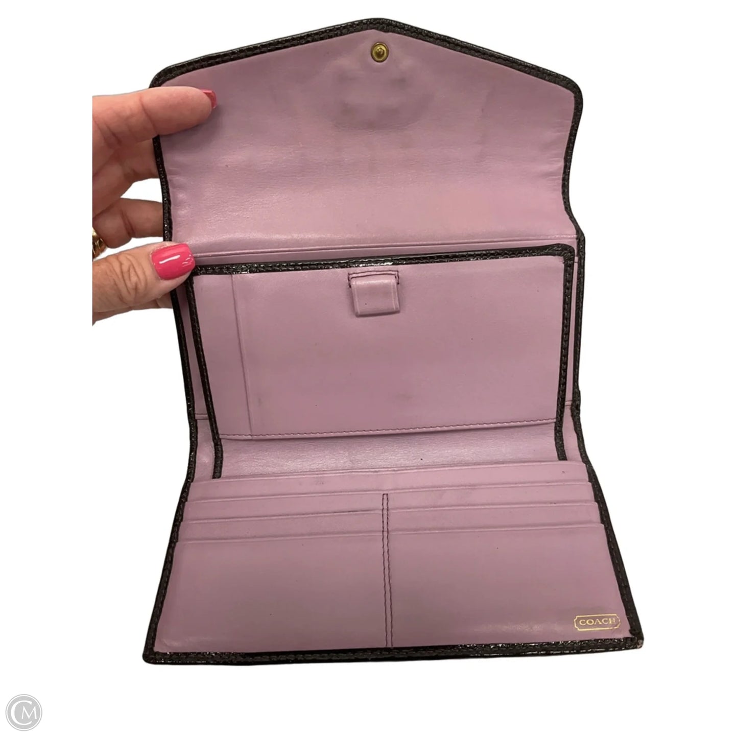 Wallet Designer By Coach, Size: Large