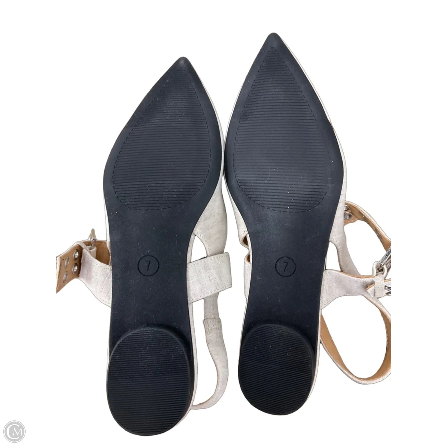 Shoes Flats By Ophelia Roe In Beige, Size: 7