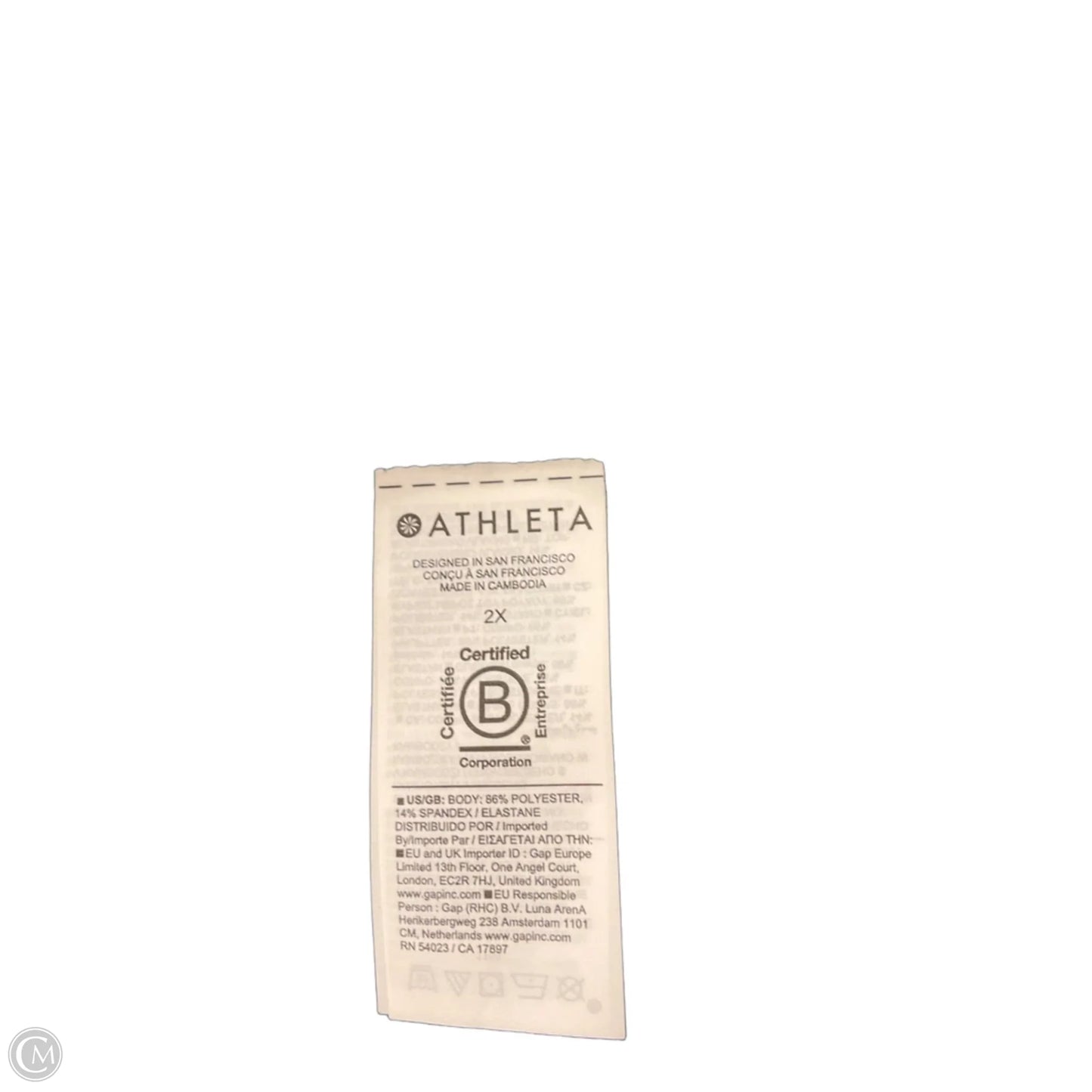Athletic Leggings By Athleta In Green, Size: 2x