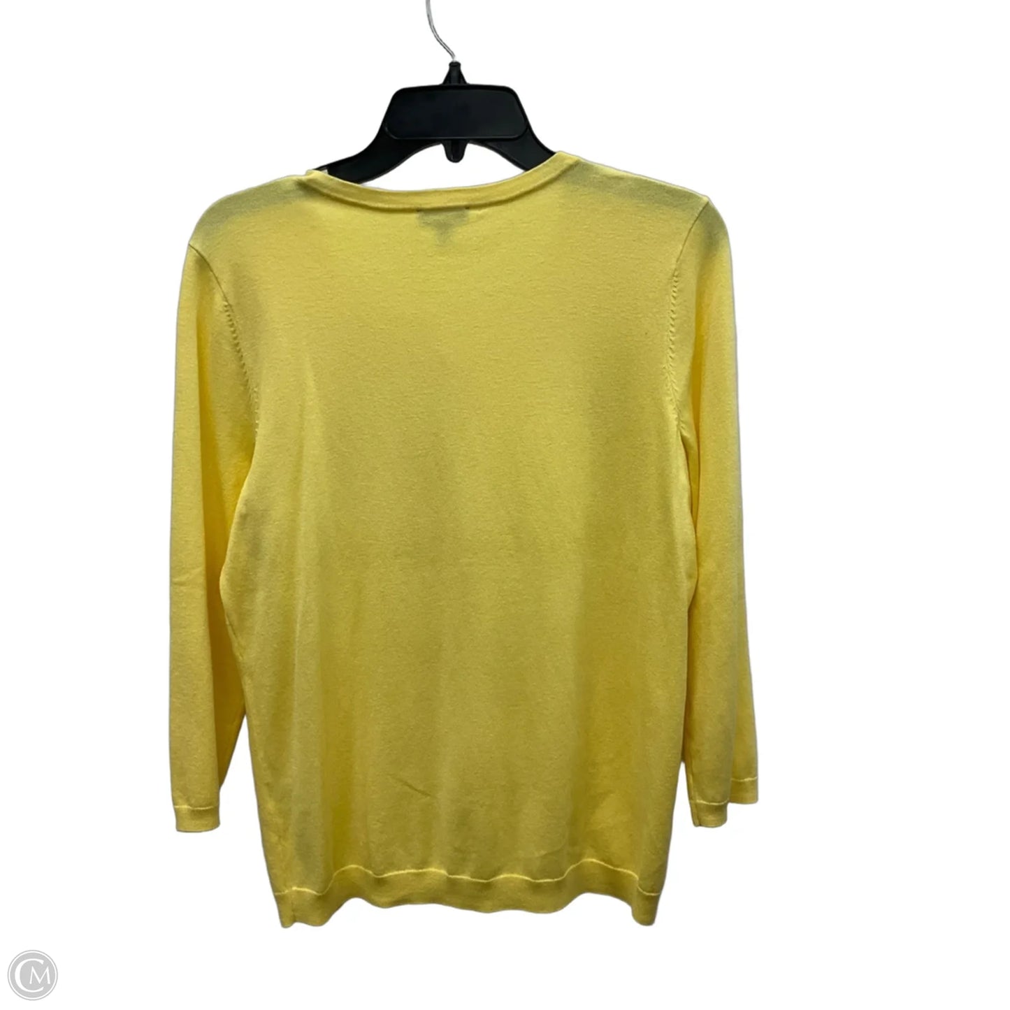 Cardigan By Talbots In Yellow, Size: M
