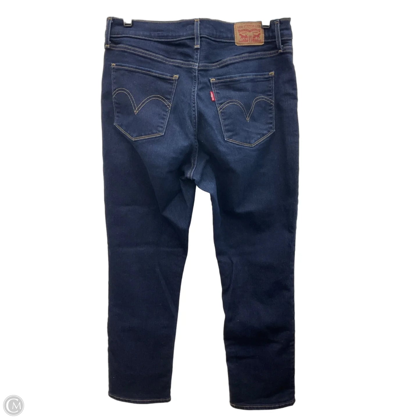 Jeans Straight By Levis In Blue, Size: 12