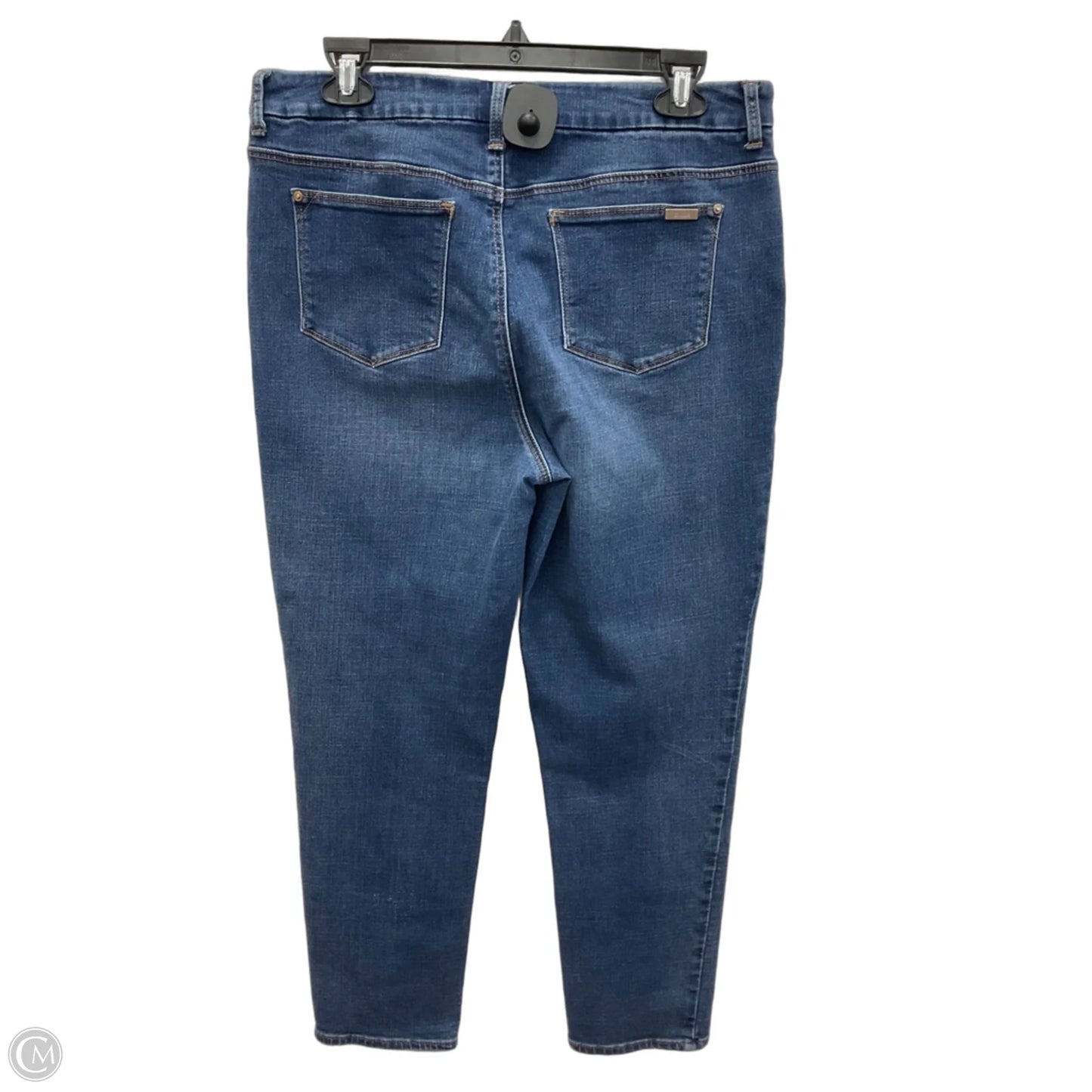 Jeans Skinny By Chicos In Blue Denim, Size: 8