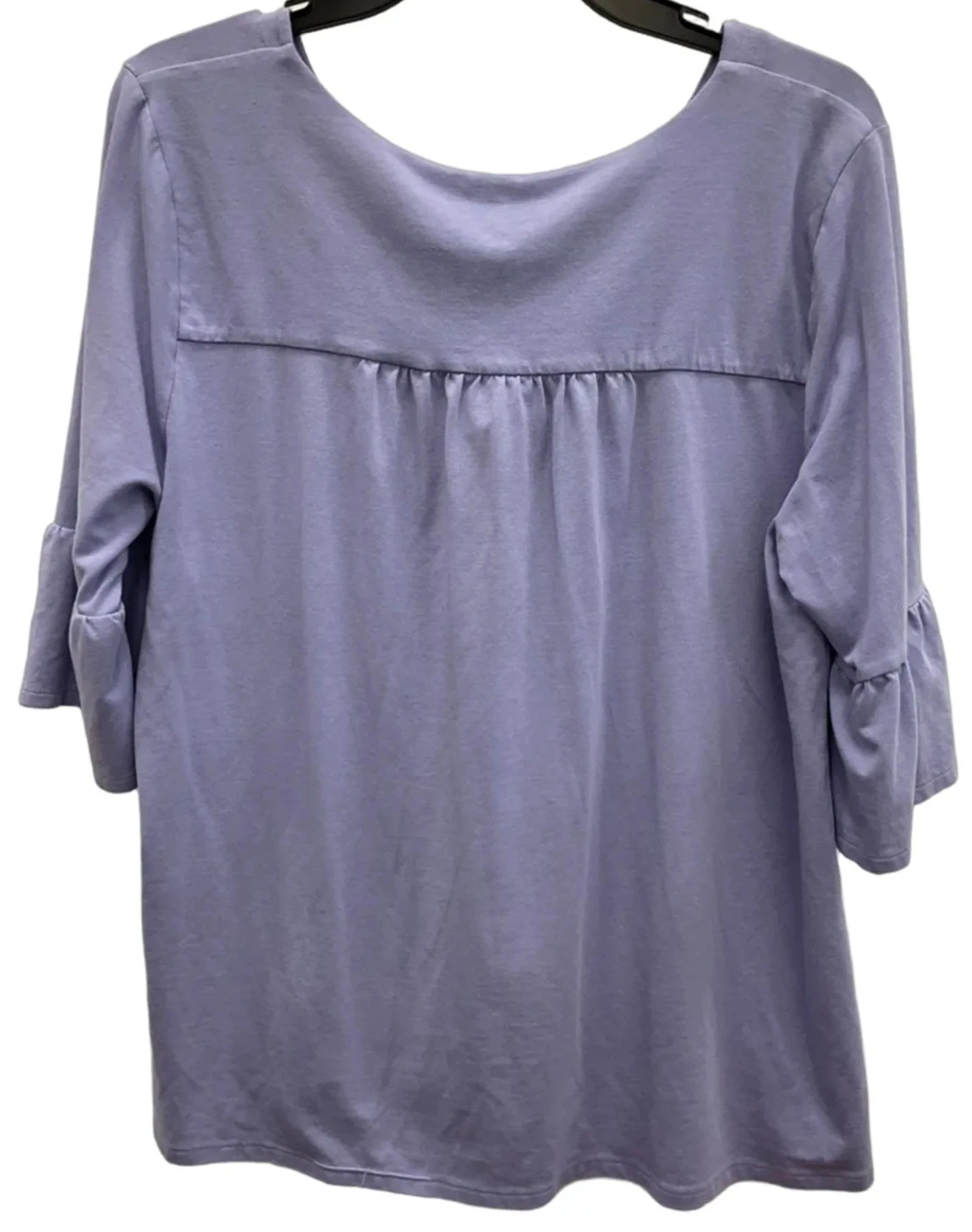 Top 3/4 Sleeve By J. Jill In Purple, Size: L