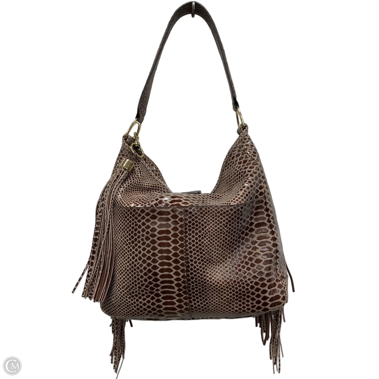 Handbag Leather By Gilli, Size: Large