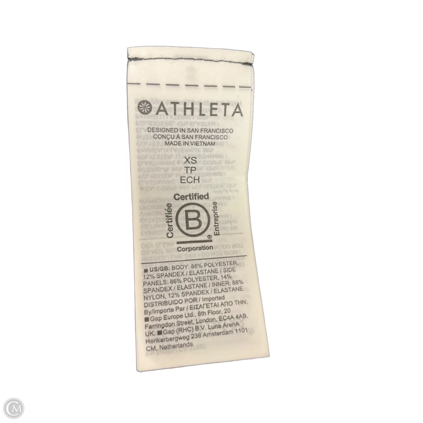 Athletic Skort By Athleta In Black, Size: Xs