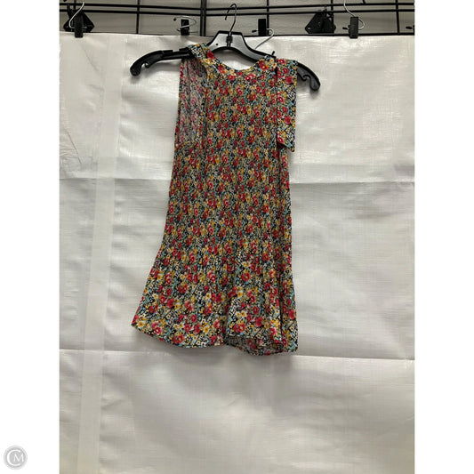 Top Sleeveless By Pleione In Floral Print, Size: S
