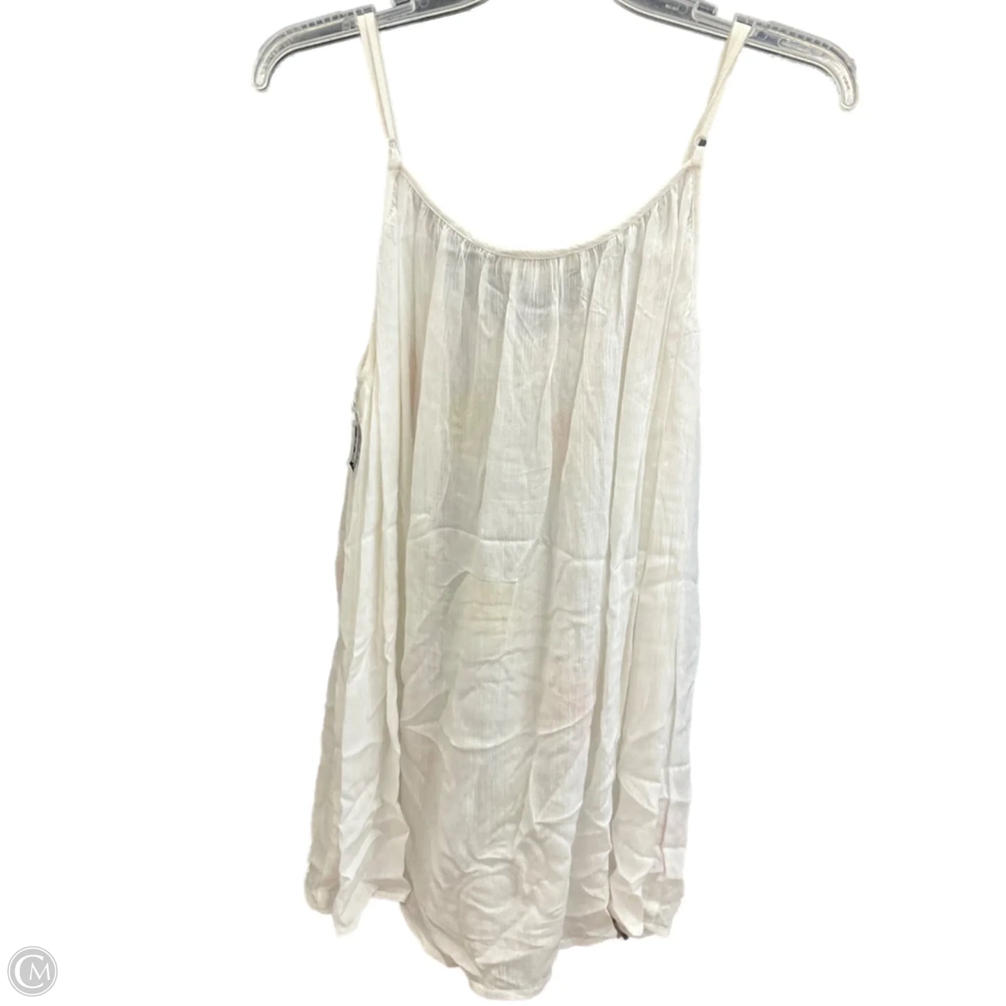 Top Sleeveless By Francesca?s In White, Size: S
