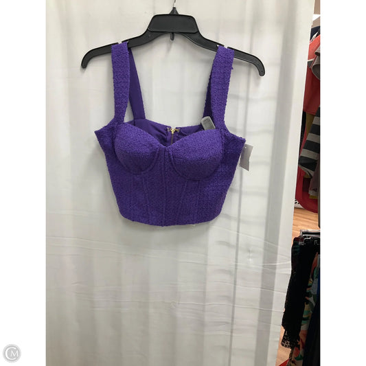 Top Sleeveless By Aqua In Purple, Size: Xs