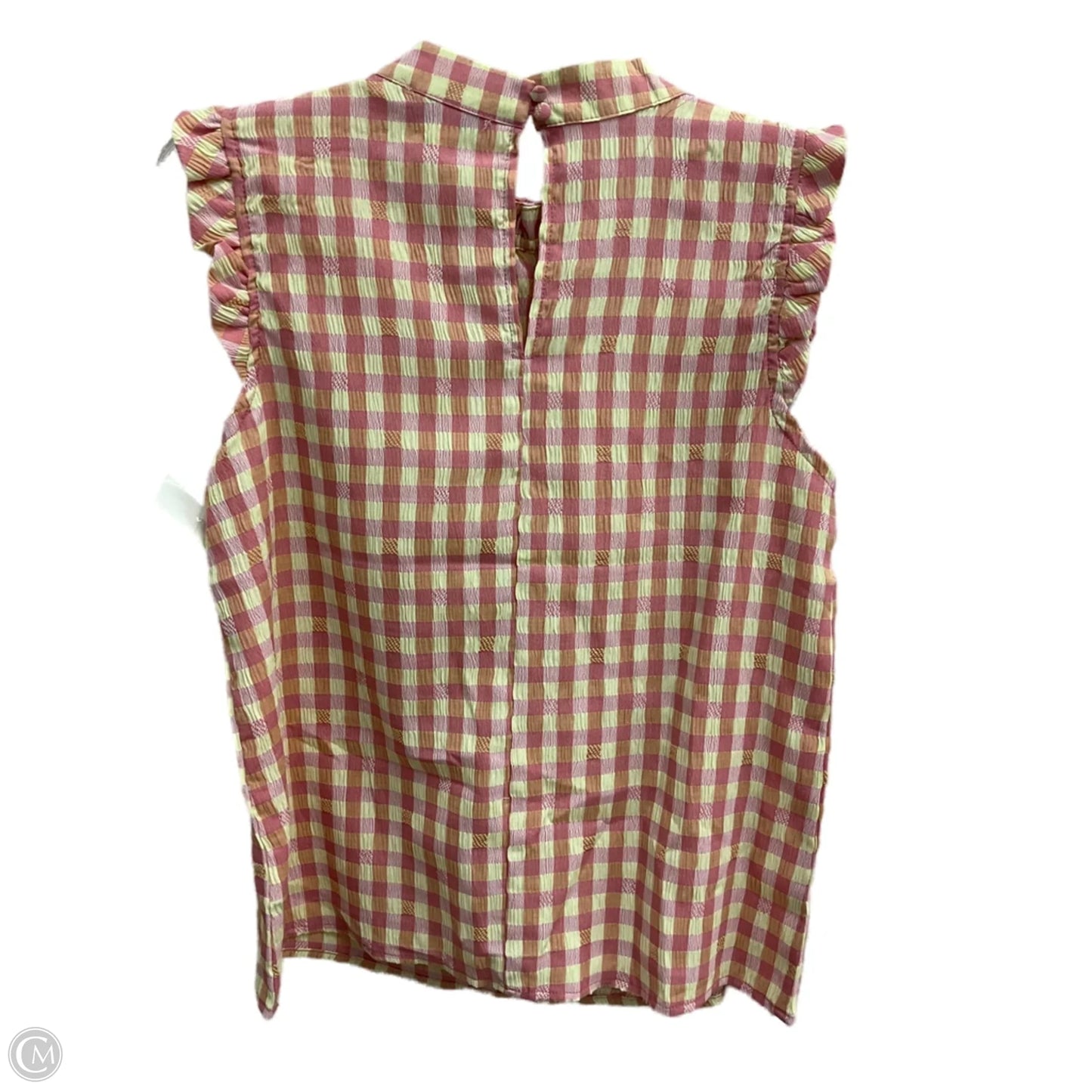 Top Sleeveless By Nanette By Nanette Lepore In Plaid Pattern, Size: S