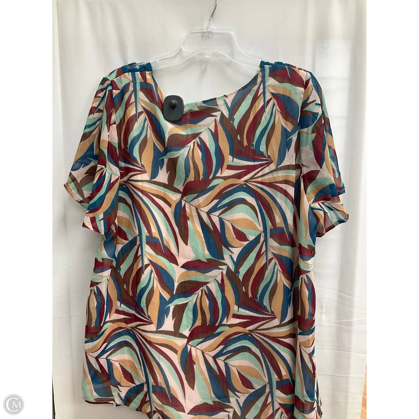 Top Sleeveless By Lane Bryant In Multi-colored, Size: 1x